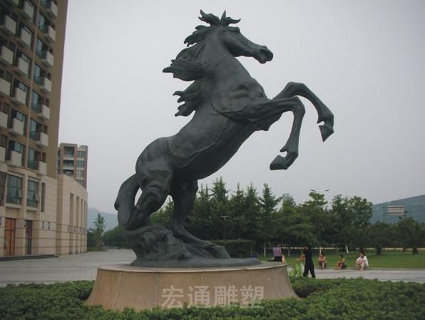 馬雕塑校園動物銅雕