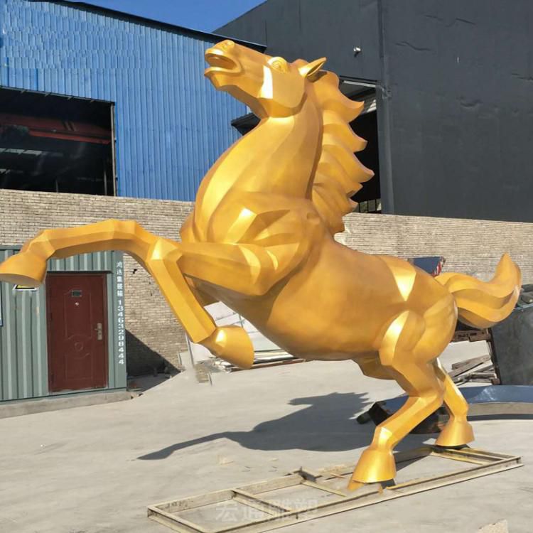 馬廣場動物銅雕