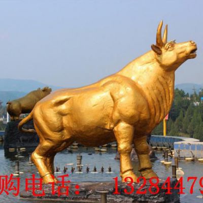 大型鑄銅牛雕塑