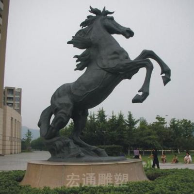 馬雕塑校園動物銅雕
